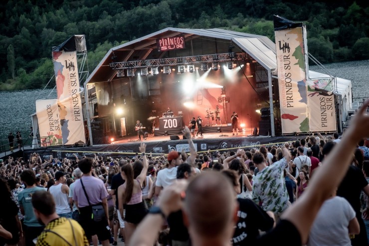 Imagen del último concierto del festival Pirineos Sur, en Lanuza.  Europa Press