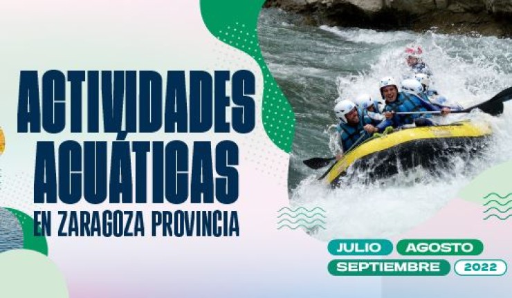 La DPZ oferta más de 900 plazas gratuitas para kayak, kitesurf, hidrospeed o piragua./ Diputación de Zaragoza.
