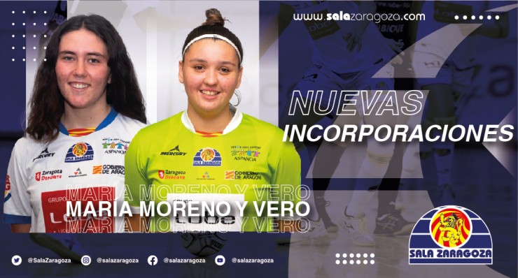 María Moreno y Vero pasan a sur jugadoras de la primera plantilla.