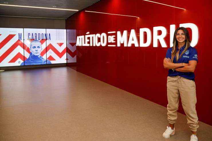 Marta Cardona, nuevo fichaje del Atlético de Madrid Femenino. Foto: Atlético de Madrid