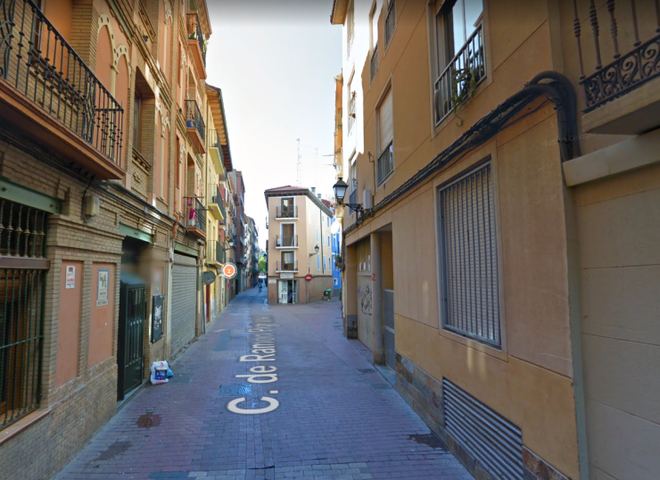 Calle Pignatelli de Zaragoza. / Google maps