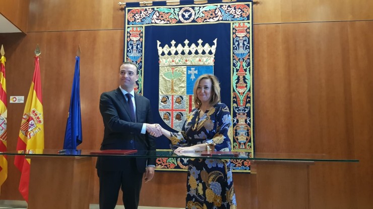 Firmado el nuevo FITE entre el Gobierno de Aragón y el de España./ Delegación del gobierno en Aragón.