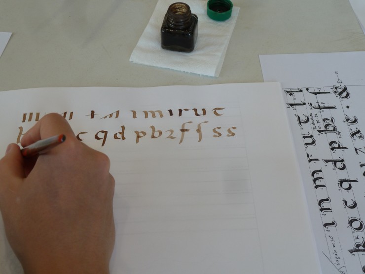 El arte de la caligrafía medieval en el Monasterio de San Victorían
