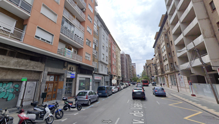 Avenida de Valencia, en Zaragoza. / Google Maps.