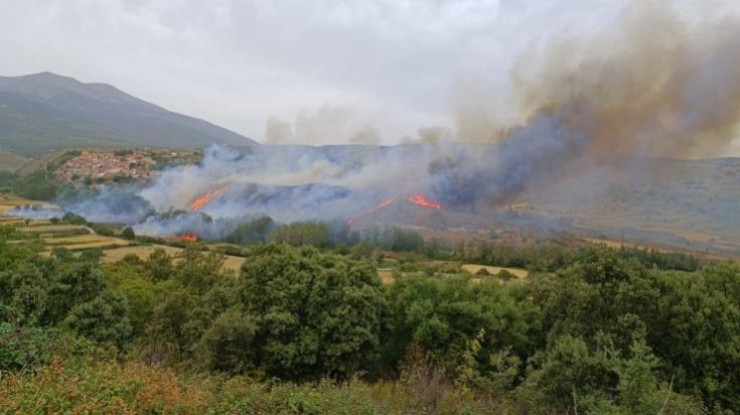 Último incendio de Añón. /Imagen de archivo.