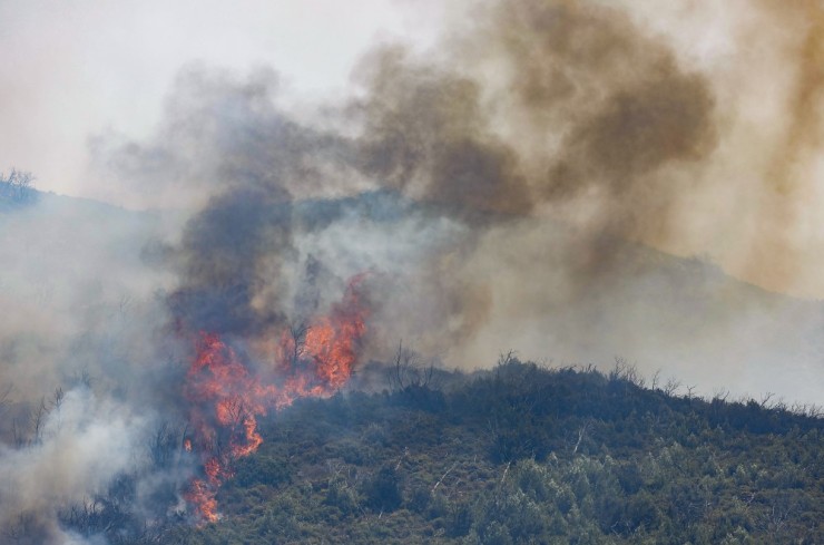 Imagen del incendio de Bejís (Castellón). / Europa Press.