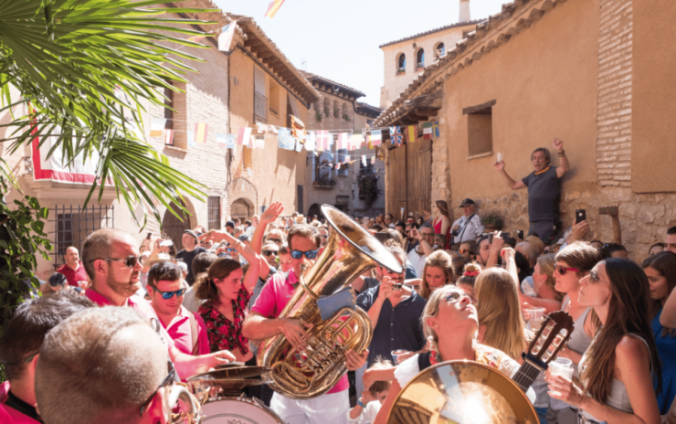 Fiestas en honor a San Hipólito en Alquézar (Huesca). / Ayuntamiento de Alquezar