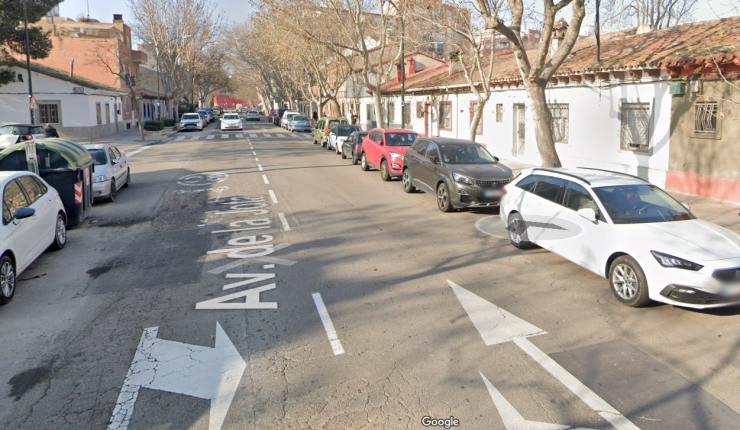 Avenida de la Jota, donde tuvo lugar el siniestro. / Google Maps.