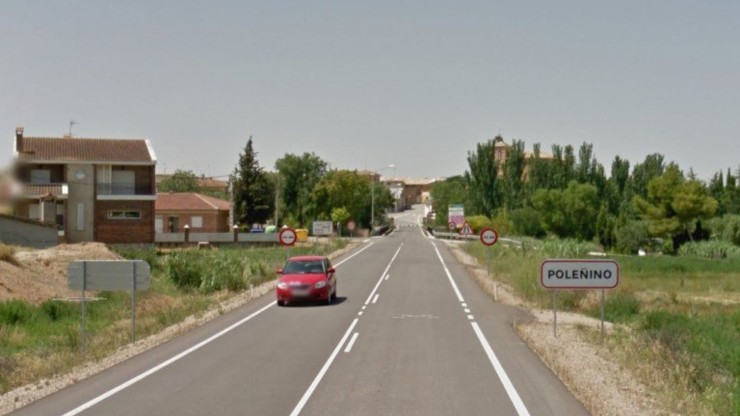 Acceso a Poleñino (Huesca). / Google Maps