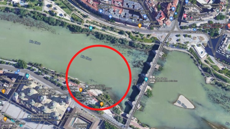Zona en la que se ha encontrado el cuerpo. / Google Maps