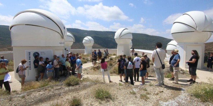 Imagen de una de las visitas a Galáctica. | Gobierno de Aragón