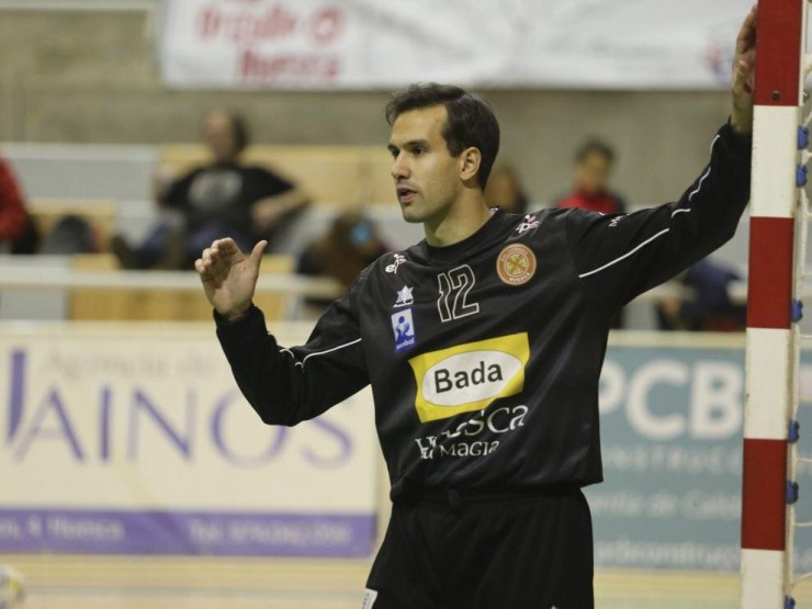 Jorge Gómez en su etapa de jugador del Bada Huesca. Foto: Liga Asobal.
