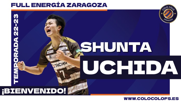 Shunta Uchida jugará en el Full Energía Zaragoza la próxima temporada.