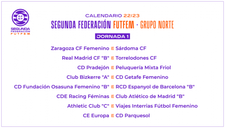 Sorteo de la primera jornada del Zaragoza CFF.