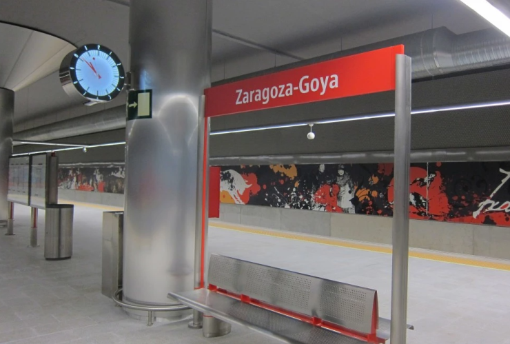 Foto de archivo de la estación de cercanías de Goya, en Zaragoza. / Europa Press.