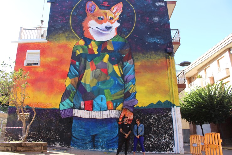 El Concurso de Arte Urbano de Binéfar cuenta con tres nuevos murales