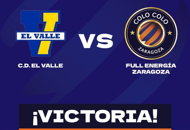 Victoria del Full Energía Zaragoza por 1 a 3 ante el CD El Valle