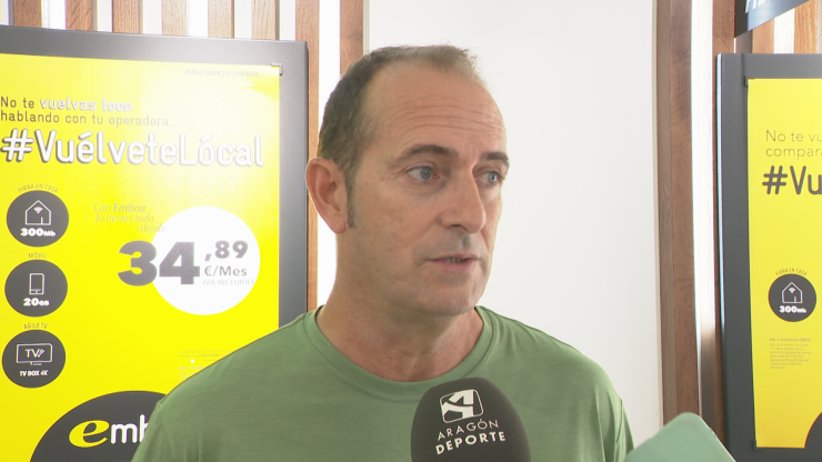 José Nolasco atiende a Aragón Deporte.