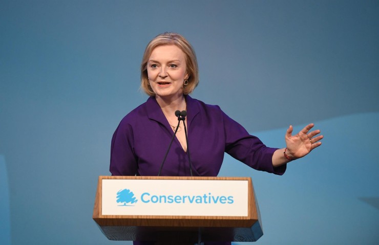 Liz Truss, nueva líder del Partido Conservador de Reino Unido./ EFE/EPA/NEIL HALL