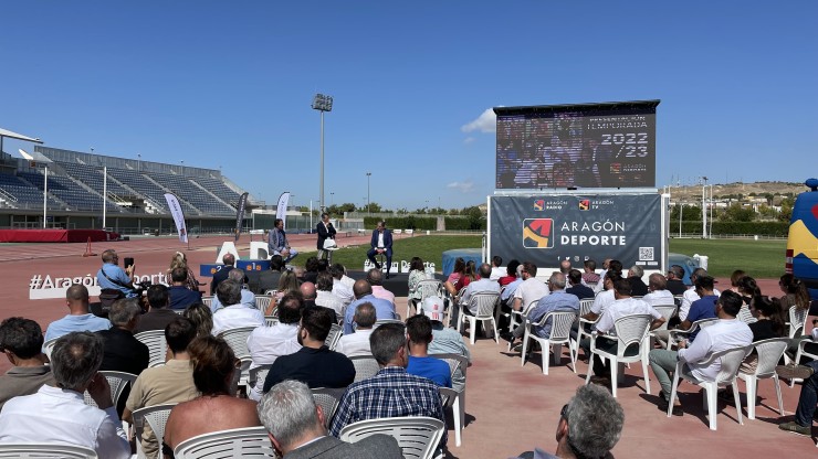 Una imagen de la presentación de la nueva programación de Aragón Deporte.