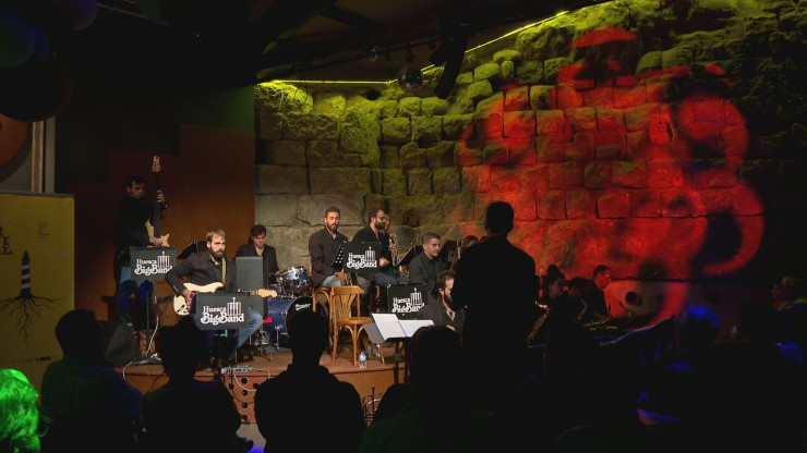 Huesca Big Band, en el festival Periferias de Huesca.