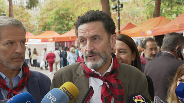 El portavoz de Cs, Edmundo Bal, en Zaragoza. / Europa Press