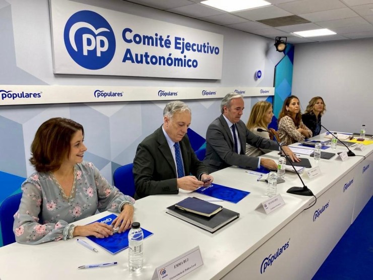Reunión del Comité Ejecutivo del PP en Aragón. / Partido Popular.