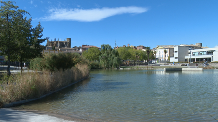 El parque Universidad de Huesca.