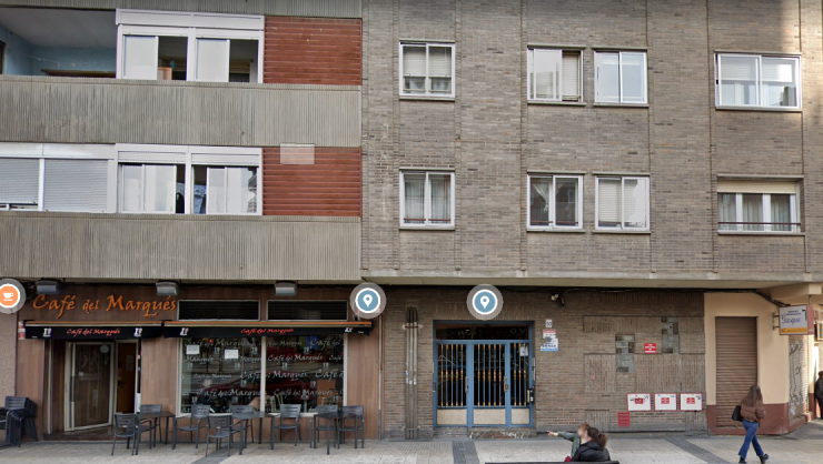 Los hechos han ocurrido en la calle Marqués de la Cadena, de Zaragoza. / Google Maps