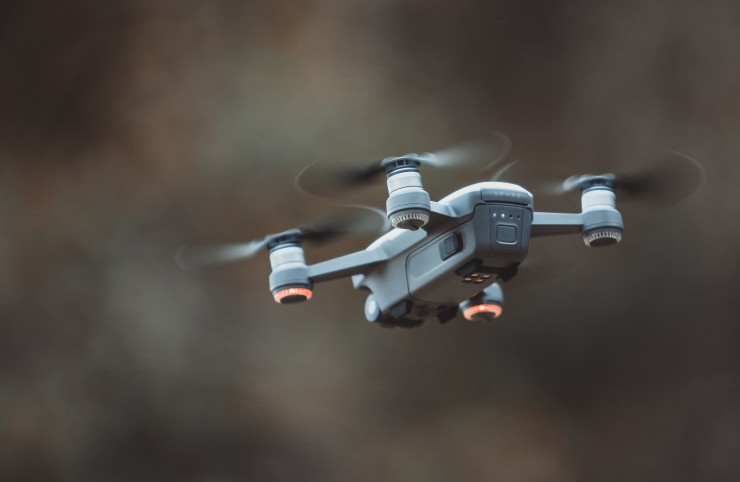 Los drones protagonizaron la 'Ofrenda Drone Light Show' el pasado viernes en Zaragoza. / Pexels