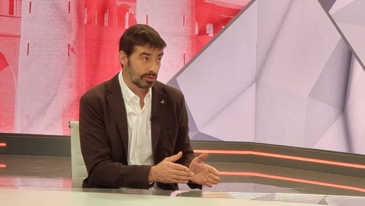 Álvaro Sanz, durante la entrevista este lunes en Buenos Días Aragón.