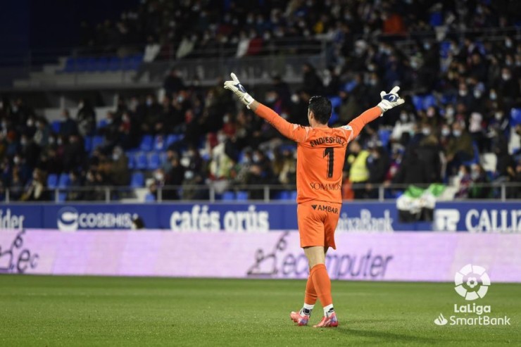 Andrés Fernández celebra un gol durante un encuentro.