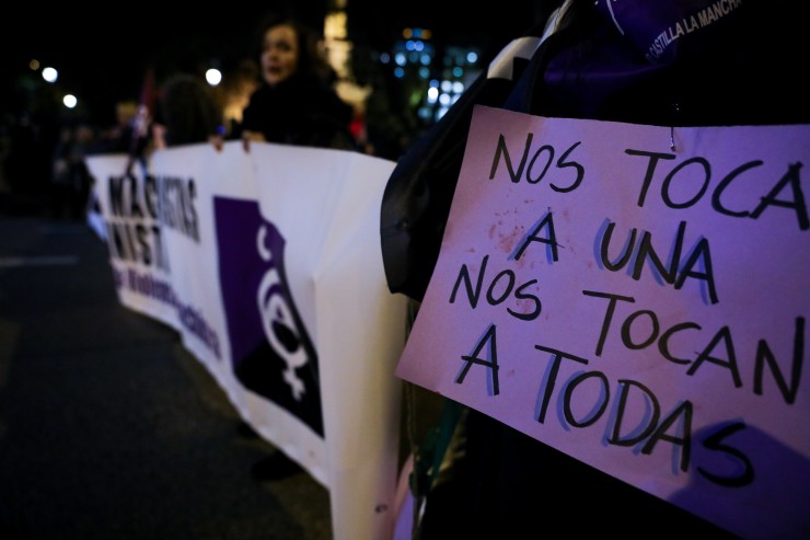 Imagen de archivo de una manifestación por el Día Internacional para la Eliminación de la Violencia contra las Mujeres. / Europa Press
