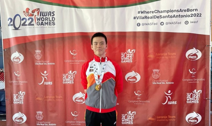 Jian Wang Escanilla conquista seis oros en los IWAS World Games