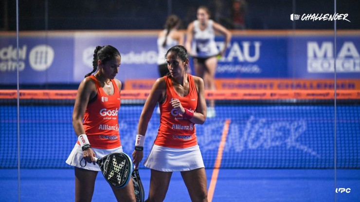 Mapi y Majo Sánchez Alayeto, durante el partido de cuartos de final. Foto: WPT