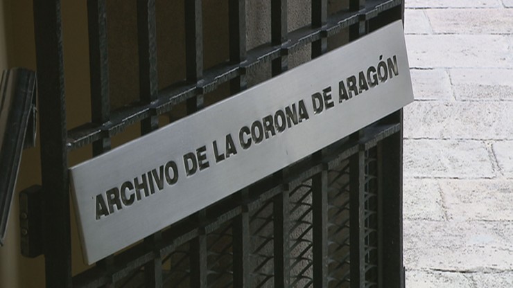 Sede del Archivo de la Corona de Aragón, en Barcelona.
