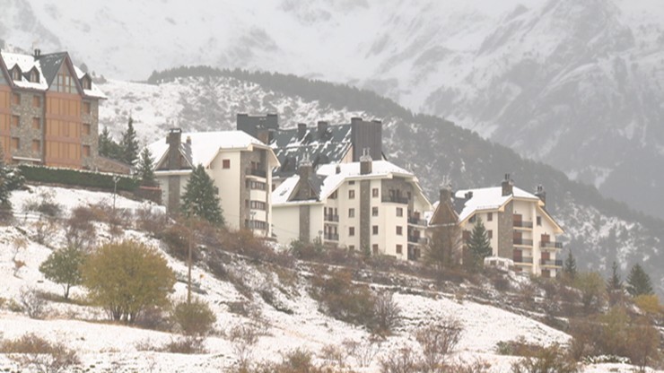 La nieve podrá acumular cinco centímetros en 24 horas en el Pirineo.