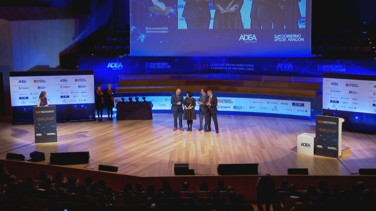 Este martes se han entregado los Premios ADEA en el Auditorio de Zaragoza.