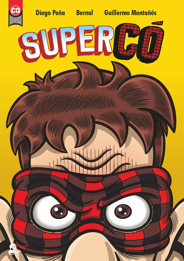 Portada del cómic 'SuperCó', de Diego Peña, Bernal y Guillermo Montañés. / GP Producciones