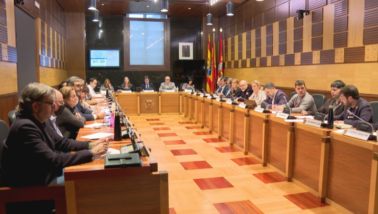 Pleno del Ayuntamiento de Huesca.