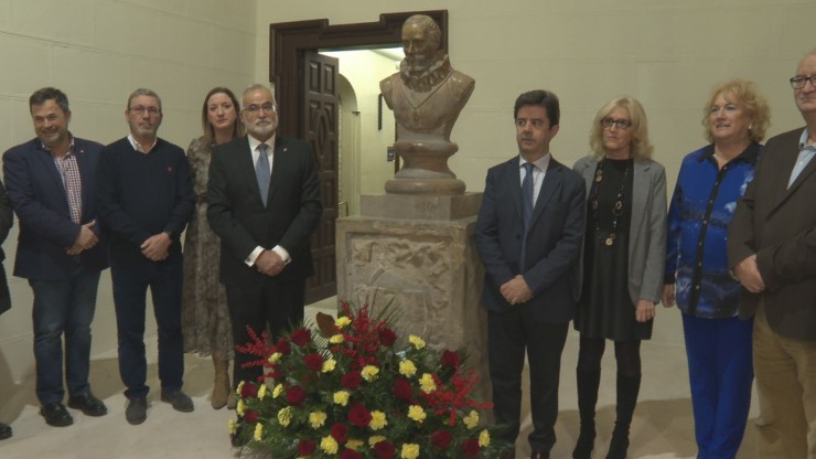 Acto de homenaje al Justicia en el Ayuntamiento de Huesca.