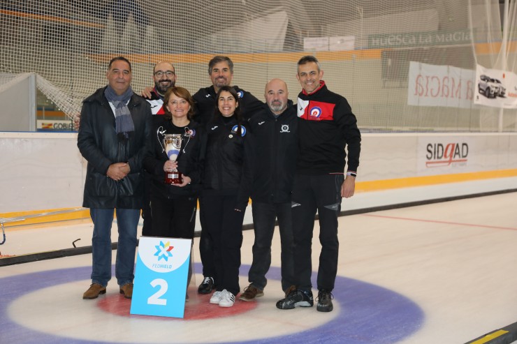 El equipo del CH Jaca Curling finalizó segundo en la Liga Española de Curling.