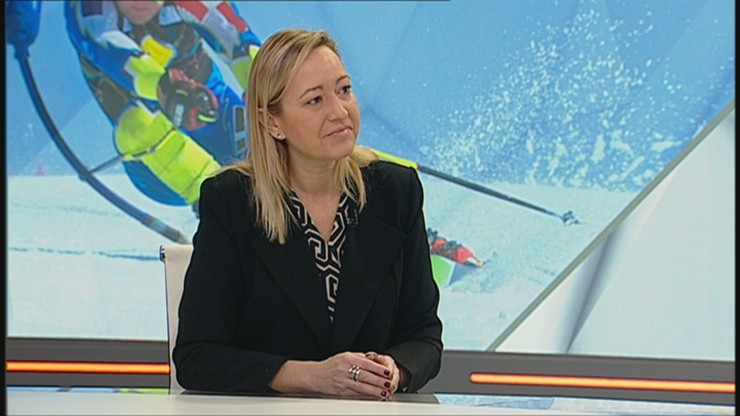 Marta Gastón, consejera de Economía del Gobierno de Aragón, este miércoles en Aragón TV.