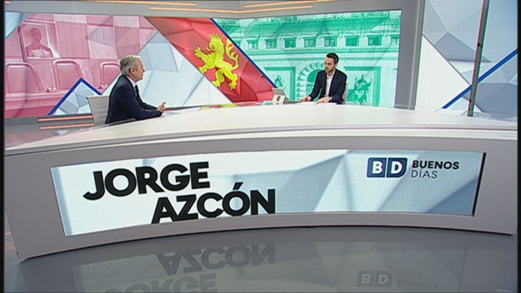 Jorge Azcón, en el programa 'Buenos Días Aragón'.