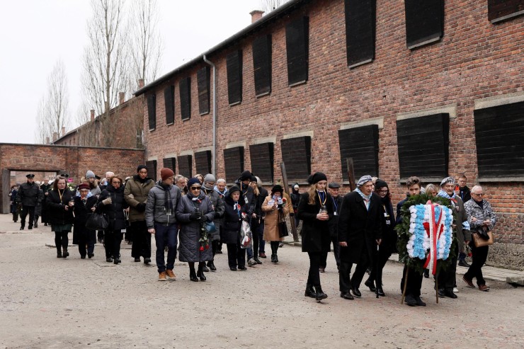 78 aniversario de la liberación del campo de concentración de Auschwitz. / Efe
