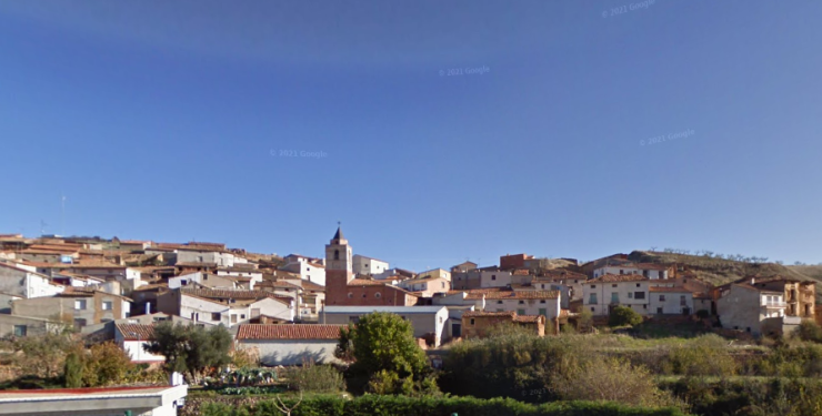 Casco urbano de Castejón de Alarba, Zaragoza. / Google Maps