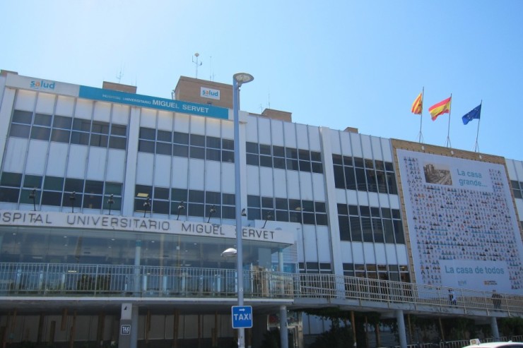 Imagen del Hospital Miguel Servet de Zaragoza.