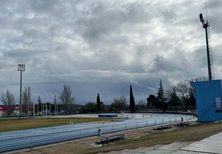 Las pistas de atletismo de la ciudad de Huesca. / Europa Press