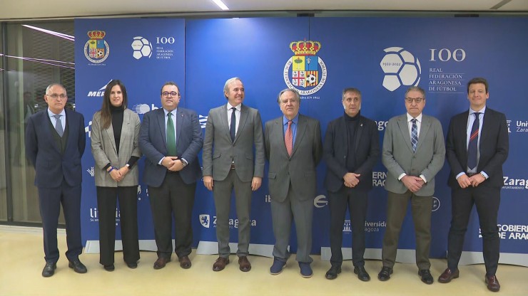 La Federación Aragonesa de Fútbol cierra a lo grande los actos de su centenario