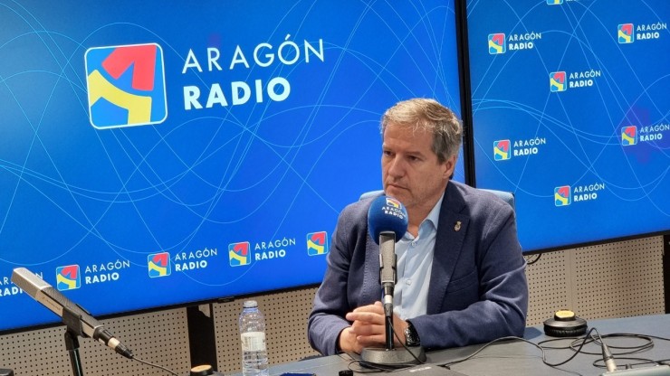 Daniel Pérez Calvo, coordinador de Ciudadanos en Aragón, este viernes, en Aragón Radio.